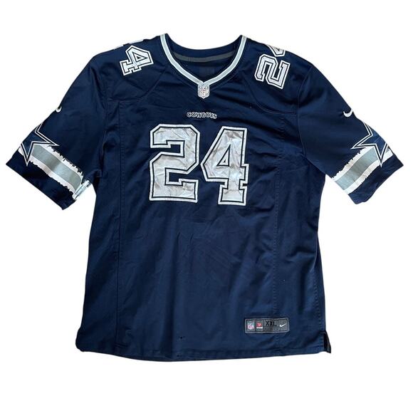 Nike NFL Dallas Cowboys 24 Morris Claiborne Football Jersey - Size Men's XXL 2X - Picture 1 of 10